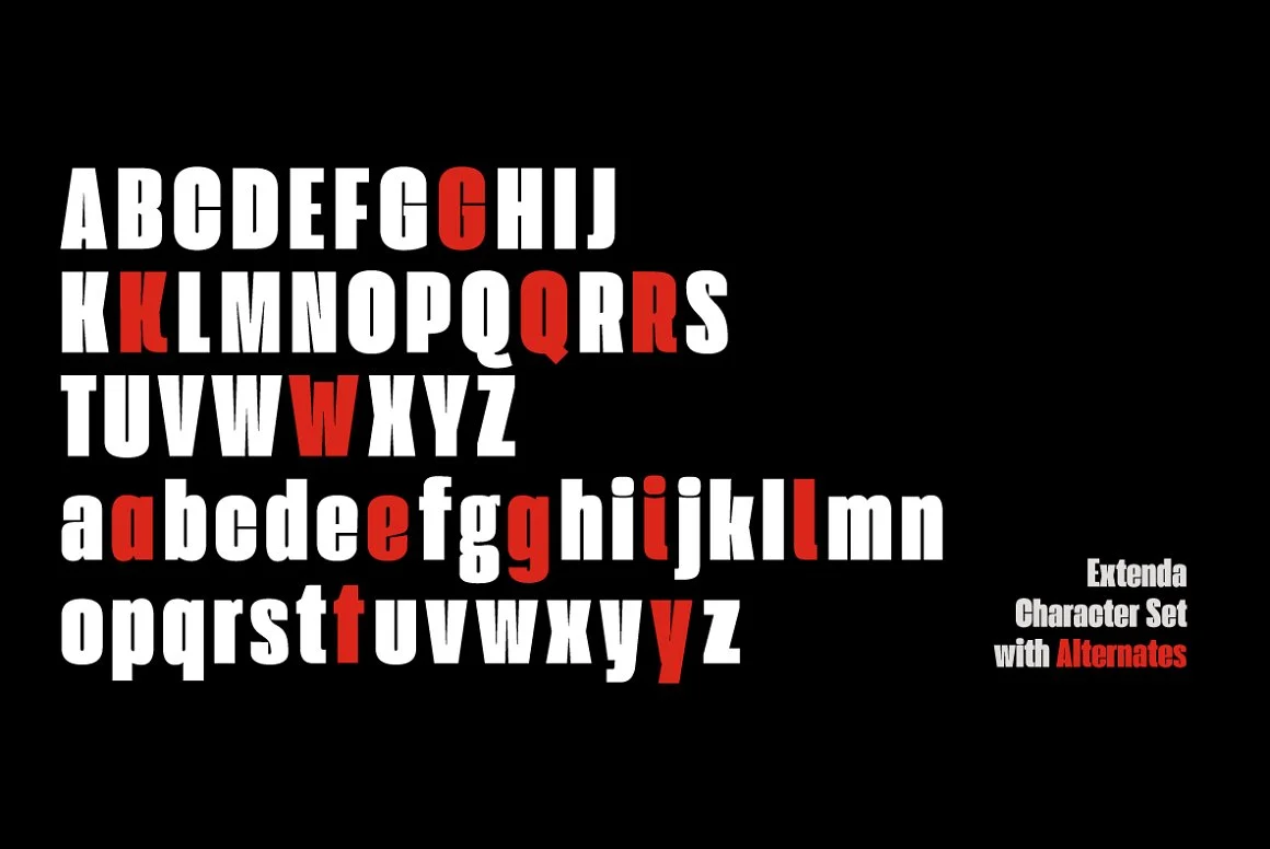 Extenda - 12 fonts 4