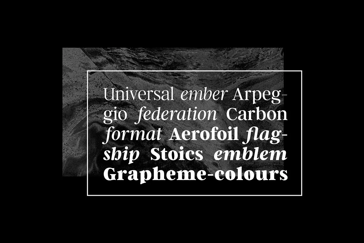 Argent CF fresh artistic serif font 4