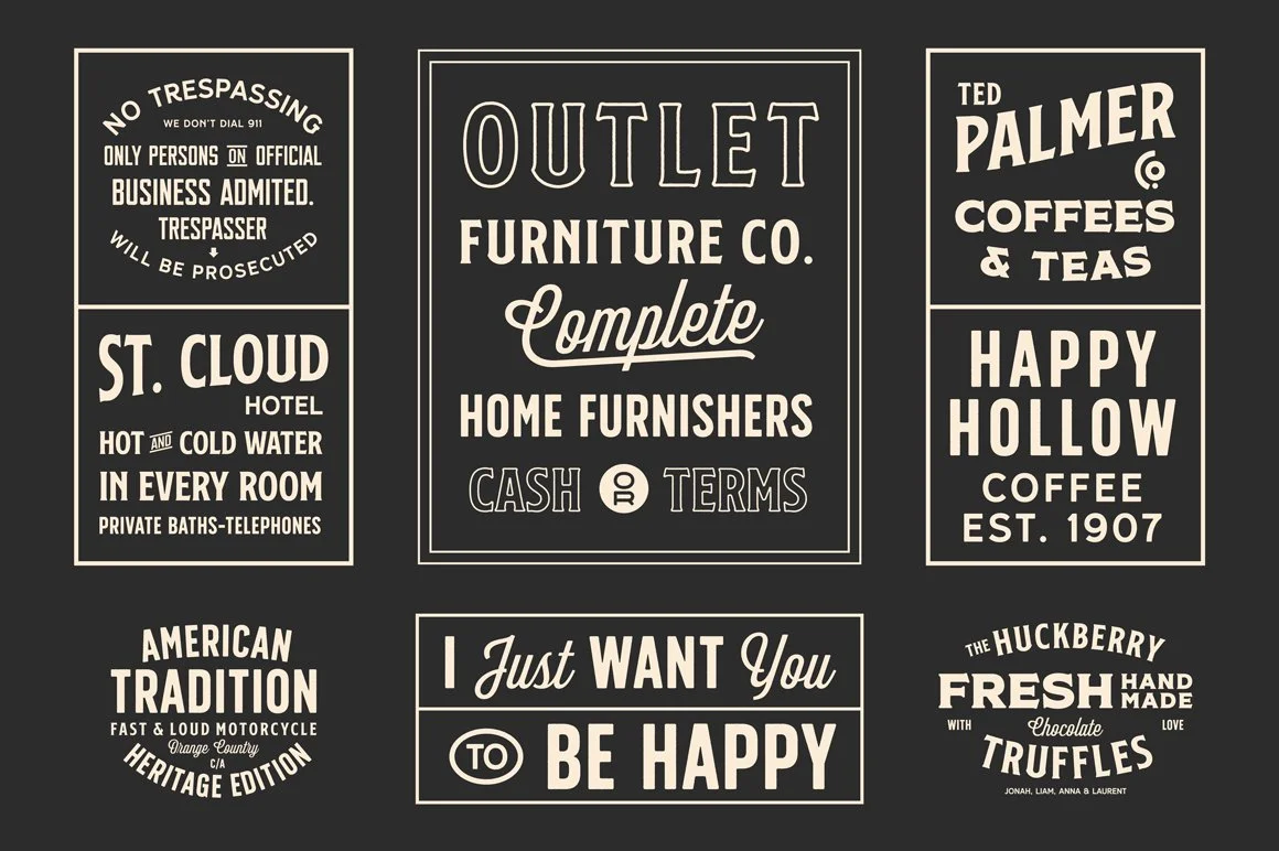 S&S Nickson Font Bundle 5