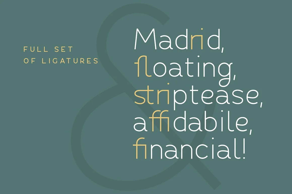 Fibon Sans Font Family 5