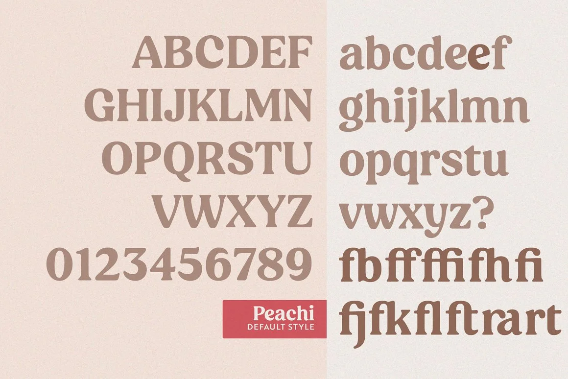Peachi Serif Family 5