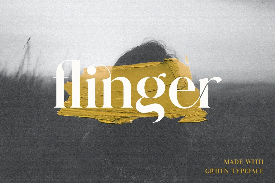 Glitten Ligature Serif Font 5