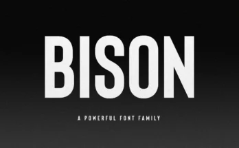 Bison - A Powerful Sans Serif