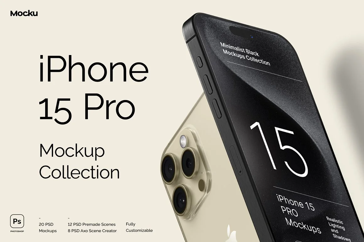 iPhone PRO 15 Mockup