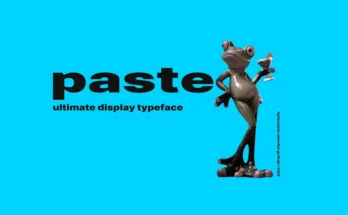 Paste Display Typeface