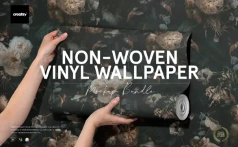 Vinyl Wallpaper Mockup Bundle