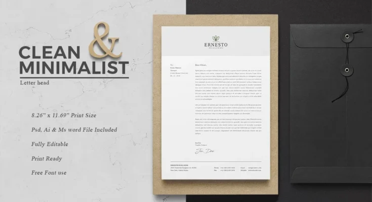 Corporate Letterhead Template