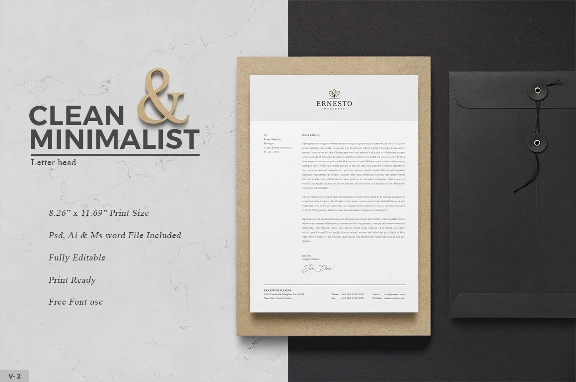 Corporate Letterhead Template