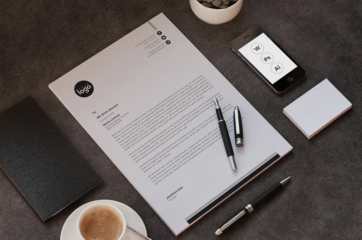 Corporate Letterhead Template