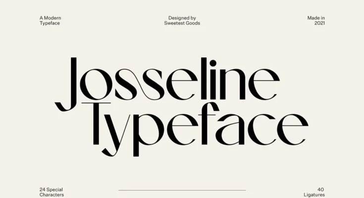 Josseline - An Elegant Typeface