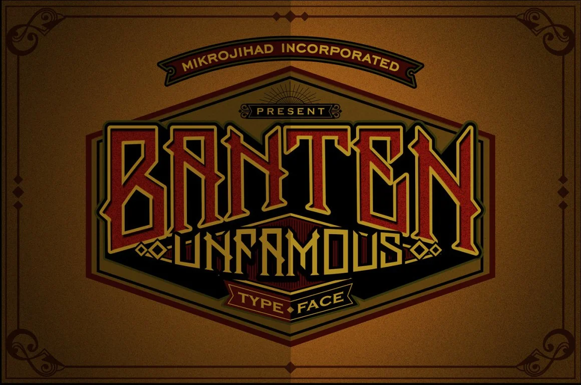 Banten Unfamous Font