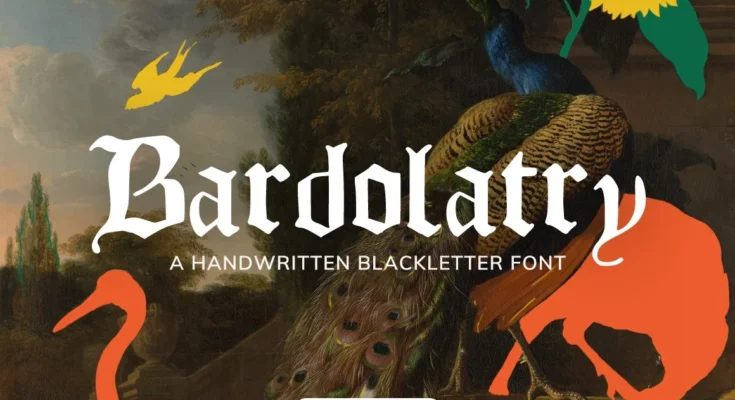 Bardolatry Handwritten Blackletter