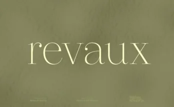 Revaux Elegant Serif Typeface