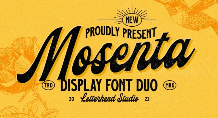 Mosenta - Display Font