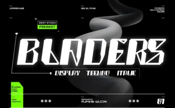 Bladers – Modern Techno Font