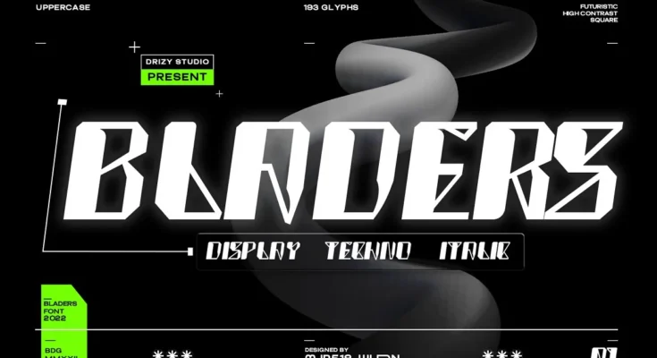 Bladers – Modern Techno Font