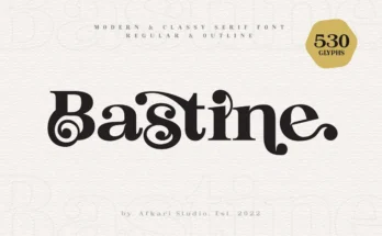 Bastine Serif Font