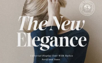 The New Elegance-Serif Font