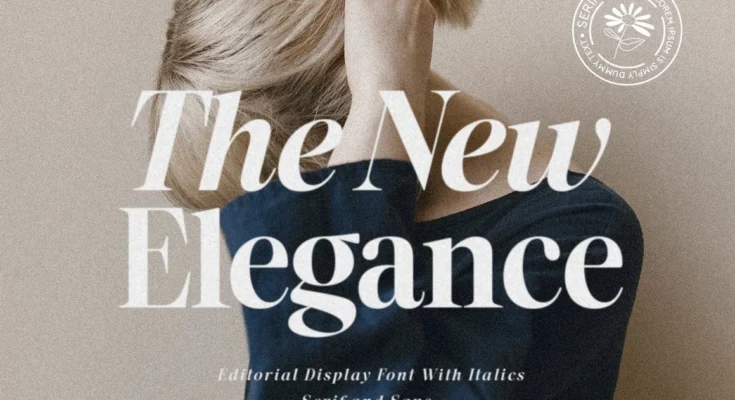 The New Elegance-Serif Font