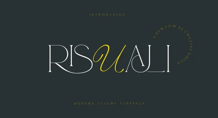 Risuali - Luxury Typeface