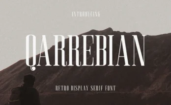 Qarrebian Display Serif