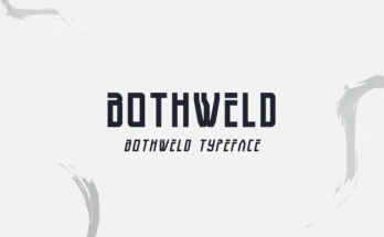 Bothweld Typeface