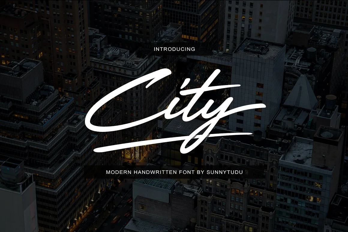 City Handwritten Font