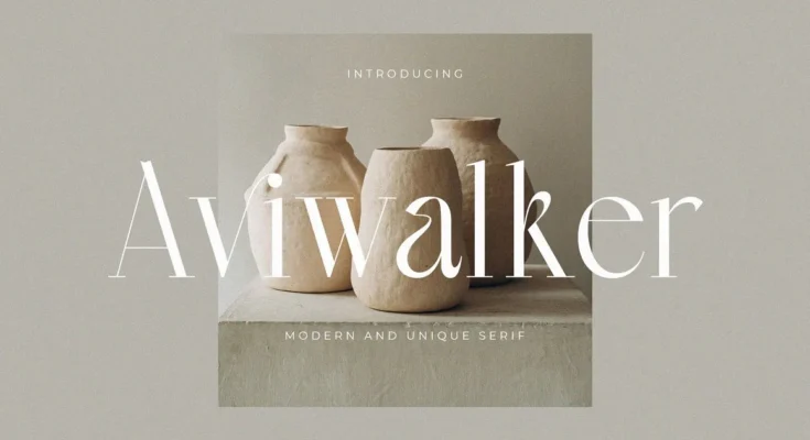 Aviwalker Serif Font