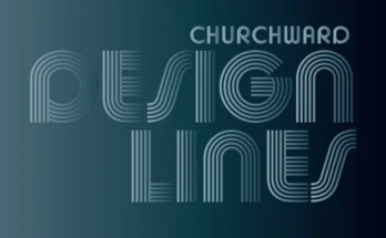 Churchward Design Lines Font