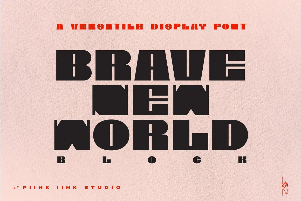 Brave New World Block - Font