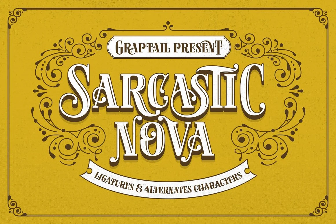 Sarcastic Nova Font