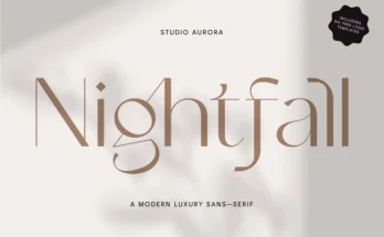 Nightfall Sans Serif Font