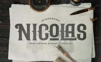 Nicolas - Victorian Style Font