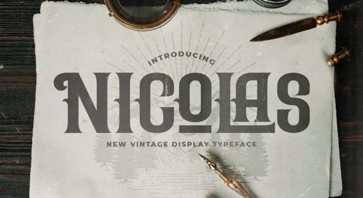 Nicolas - Victorian Style Font