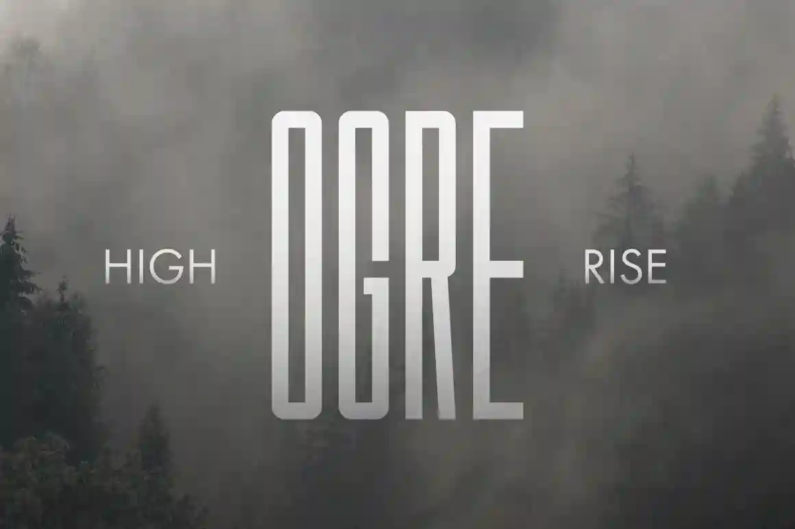 Ogre Typeface Font