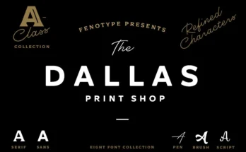 Dallas Print Shop Font