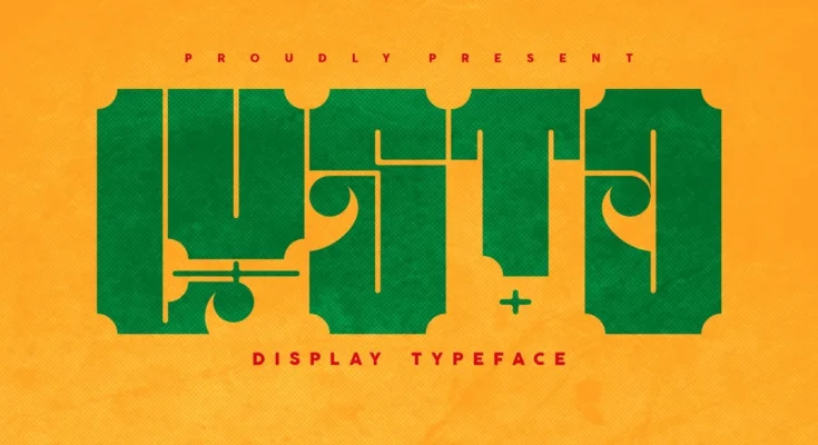 Lusto Display Font