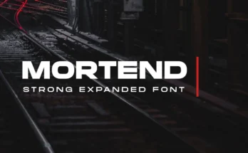 Mortend - Extended Font
