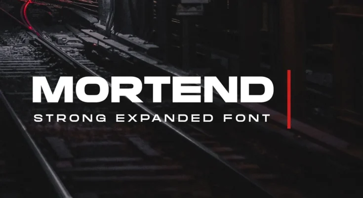 Mortend - Extended Font