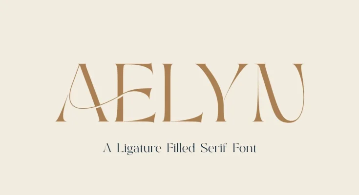 Aelyn - Ligature Serif Font