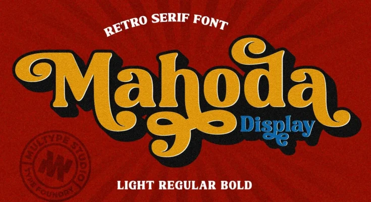 Mahoda Serif Font