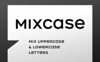 Mixcase - Mixed Case Font