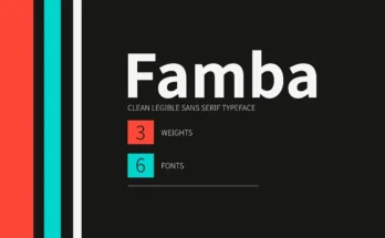 Famba Typeface