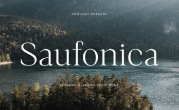 Saufonica - Modern Elegant Serif