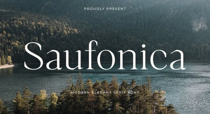 Saufonica - Modern Elegant Serif