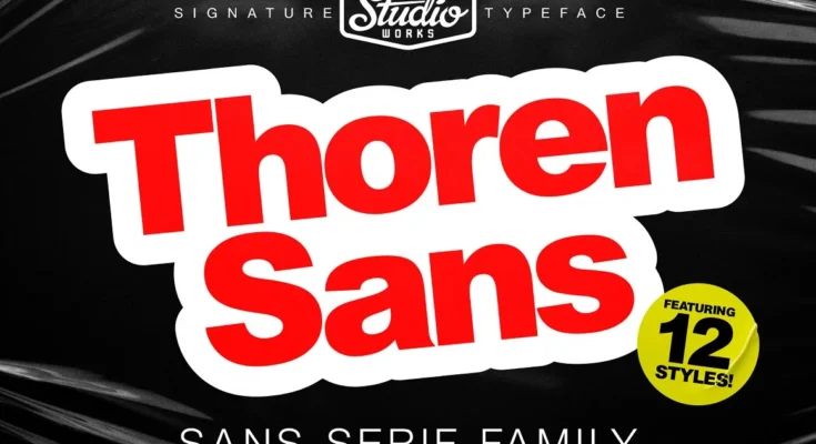 Thoren Sans Serif Font