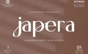 Japera Display Font