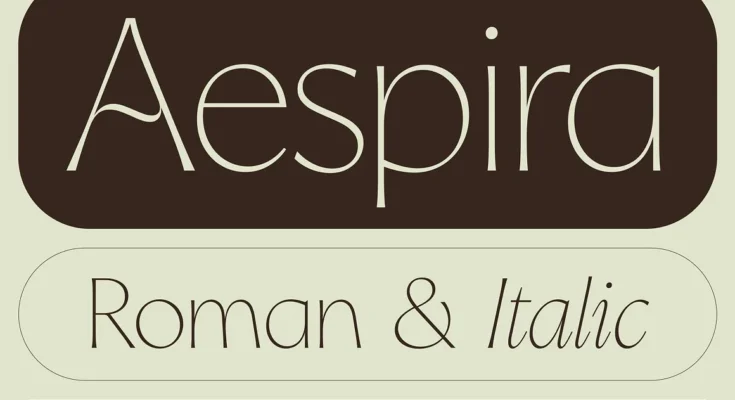 Aespira Typeface