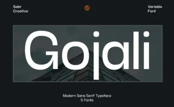Gojali - Variable Font