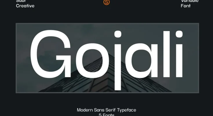 Gojali - Variable Font
